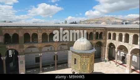 La grande moschea del Umayyads, Damasco Foto Stock