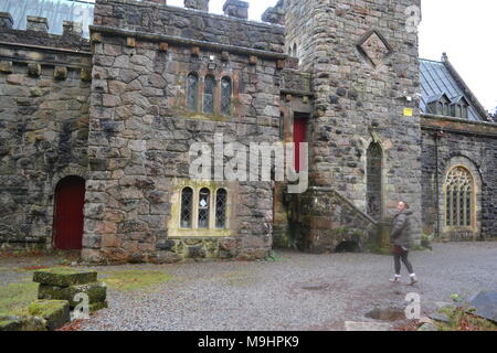 'Saint conans kirk' 'Loch Awe ' dalmally' 'Scottish highlands' 'scotland' 'Kilchurn Castle' 'architettura' "storico". Foto Stock