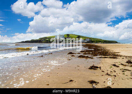 Burgh Island da Bigbury-On-mare a sud prosciutti Devon England Regno Unito Europa Foto Stock