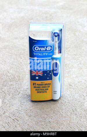 Oral B Electric spazzolino da denti Foto Stock