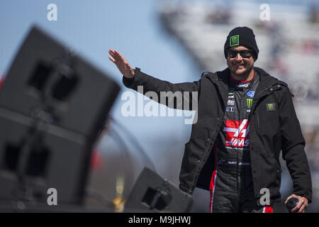 Martinsville, Virginia, Stati Uniti d'America. 26 Mar, 2018. Marzo 26, 2018 - Martinsville, Virginia, Stati Uniti d'America: Kurt Busch (41) viene introdotto per il STP 500 a Martinsville Speedway in Martinsville, Virginia. Credito: Chris Owens Asp Inc/ASP/ZUMA filo/Alamy Live News Foto Stock