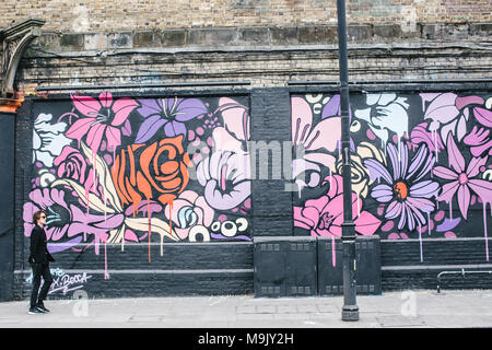 Urbano Grafitti di Londra Foto Stock