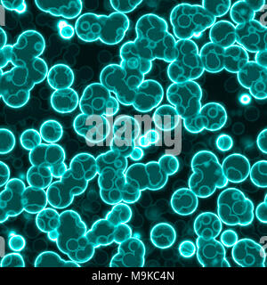 Cella, piccola struttura di ogni organismo vivente, sono in grado di vivere in modo indipendente e riprodurre. La texture di cellule Foto Stock