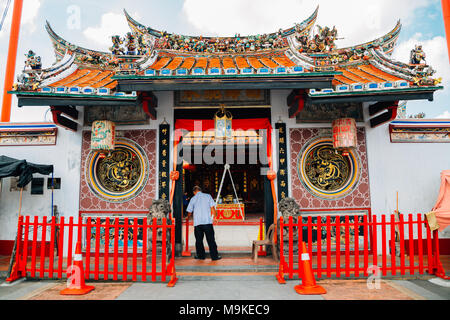 Cheng Hoon Teng tempio Cinese in Malacca, Malesia Foto Stock