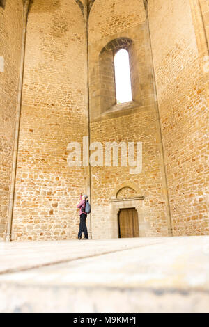 Resti della chiesa di Santa Maria dello Spasimo. Palermo, Sicilia. Italia Foto Stock