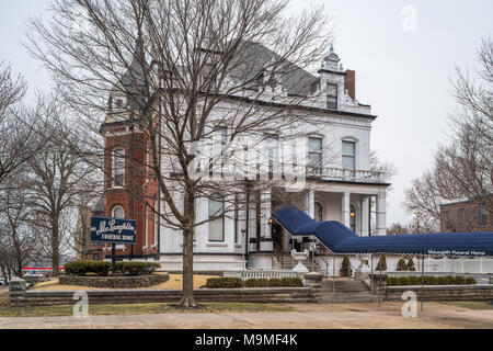 Funerale a casa in Lafayette Square quartiere Foto Stock