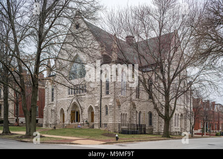 Chiesa in Lafayette Square quartiere Foto Stock