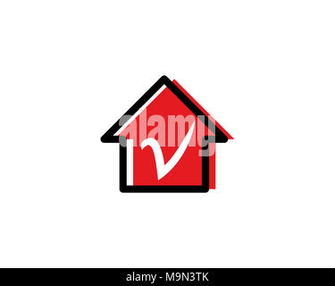 È un simbolo relativi ai termini della casa, residence o alloggiamento Foto Stock