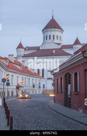 Cattedrale Ortodossa di Vilnius - Lituania Foto Stock