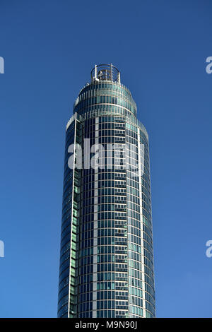 La torre, St George Wharf, Vauxhall, Nine Elms, a sud ovest di Londra, Regno Unito Foto Stock