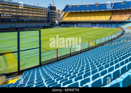 La Bombonera, home terra al Boca Juniors football club, Buenos Aires, Argentina Foto Stock