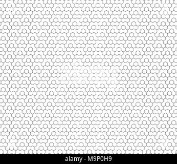 Seamless astratto modello di vettore con esagoni Illustrazione Vettoriale
