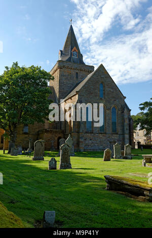 Dornoch Cathedral, Dornoch, Caithness, Sutherland, Highland, Schottland, Scotland, Regno Unito, Großbritannien, Foto Stock