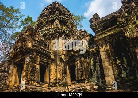 Thommanon, Chau dire Tevoda, tempio indù, i resti di un tempio, tempio complesso, Angkor Wat, Parco Archeologico di Angkor Foto Stock