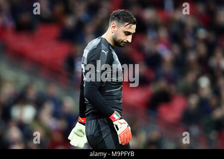 Londra, Regno Unito. Il 27 marzo, 2018. durante la International amichevole tra Inghilterra e Italia a Wembley Stadium il 27 marzo 2018 a Londra, Inghilterra. (Foto di Leila Coker/phcimages.com) Credit: Immagini di PHC/Alamy Live News Foto Stock