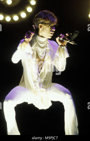 NEW YORK, NY - 20 agosto: Prince suona al Madison Square Garden il Agosto 20, 1995 a New York la gente: il Principe Foto Stock