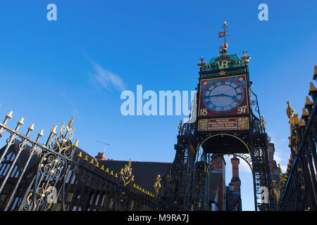 Eastgate Clock Chester Cheshire England Foto Stock