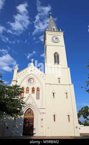 Parte anteriore del San Augustin de Laredo, Cattedrale di Laredo in Texas Foto Stock