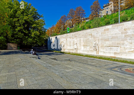 L'Europa, Svizzera, Genève, Ginevra, Ginevra, la passeggiata dei bastioni, la riformazione monumento, monumento a livello internazionale de la Réformation, Parc del Foto Stock