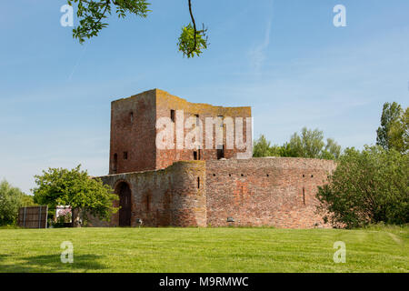 La rovina del castello di Teylingen Sassenheim nei Paesi Bassi Foto Stock