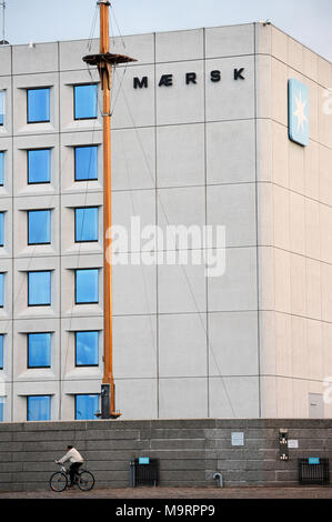 Sede centrale di A.P. Moller-Maersk Group, azienda danese conglomerato in trasporto, logistica e nel settore energetico, una delle più grandi navi container ope Foto Stock