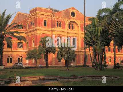 Myanmar Yangon, segreteria, Edificio coloniale britannico, architettura Foto Stock