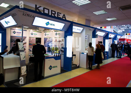 Corea stand al MosBuild 2013 mostra, aprile 2013, Mosca, Russia Foto Stock