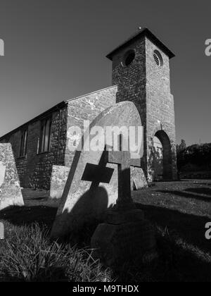 Cimitero sulla Tresco (Isole Scilly, UK) Foto Stock