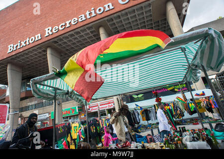 Londra. Mercato, Brixton centro ricreativo. Regno Unito. Foto Stock