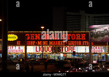 Bonanza Dono e negozi di souvenir. Las Vegas, Narvarda, U.S.A. Foto Stock