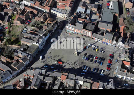 Vista aerea di Ripon, North Yorkshire Foto Stock