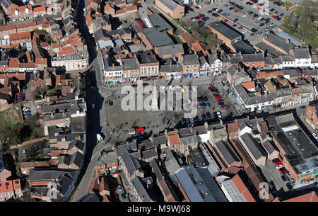 Vista aerea di Ripon, North Yorkshire Foto Stock