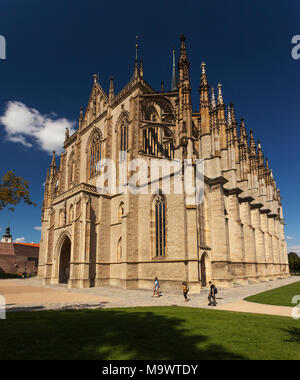 Santa Barbara è la Chiesa, Kutna Hora Foto Stock