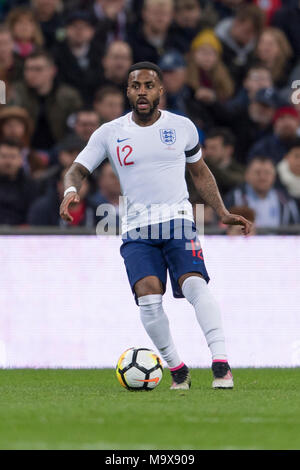 L'Inghilterra del Danny Rose durante la International amichevole tra Inghilterra 1-1 Italia a Wembley Stadium il 27 marzo 2017 a Londra, Inghilterra. Credito: Maurizio Borsari/AFLO/Alamy Live News Foto Stock