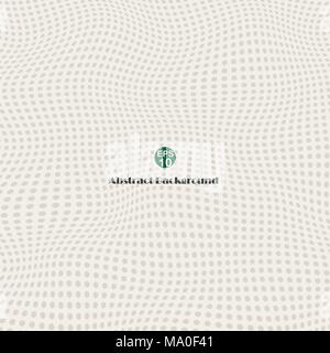 Linea astratta di puntini onda testurizzata ruvida su sfondo chiaro, illustrazione eps vettoriali10 Illustrazione Vettoriale