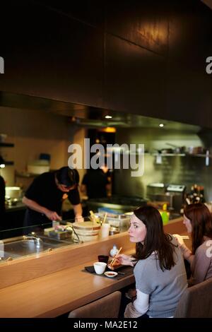 Il ristorante giapponese Kamo a Bruxelles Foto Stock