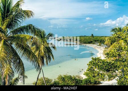 Calusa spiaggia di Bahia Honda State Park, Florida, Stati Uniti d'America Foto Stock