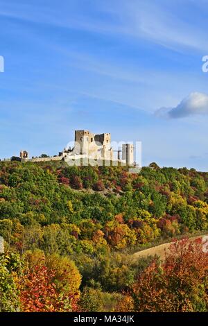 Rovine Csesznek in Ungheria Foto Stock