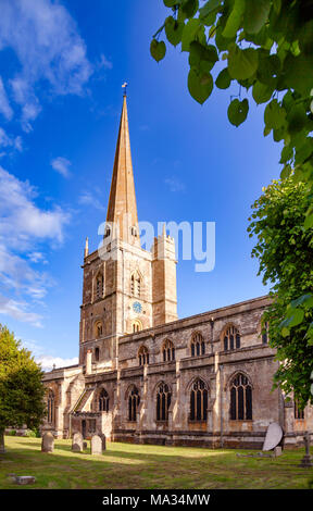 Anglicana Chiesa a Burford, Oxfordshire, England, Regno Unito Foto Stock