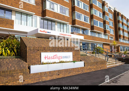 Hastings assicurazione diretta, Conquest House, Collington Avenue, Bexhill-on-Sea, East Sussex, regno unito Foto Stock