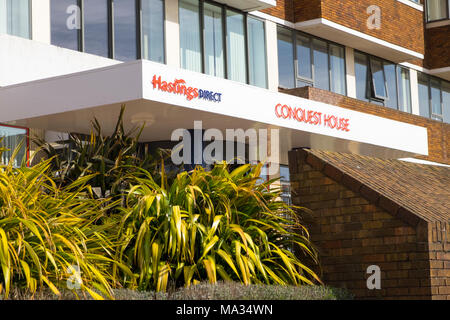 Hastings assicurazione diretta, Conquest House, Collington Avenue, Bexhill-on-Sea, East Sussex, regno unito Foto Stock