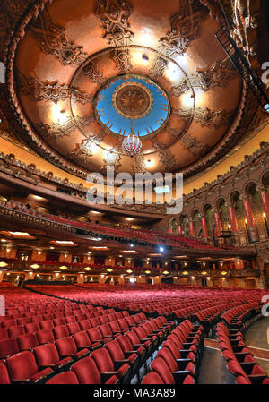 Louis, Missouri negli Stati Uniti d'America - 18 novembre 2016 - il Fox Theatre sul Grand Boulevard nel Grand Center quartiere delle arti di midtown St Louis. Foto Stock