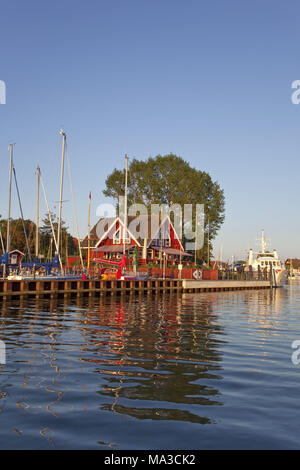 Porto di Niendorf presso il Mar Baltico, vicino a Timmendorfer beach, SCHLESWIG-HOLSTEIN, Germania settentrionale, Germania, Foto Stock