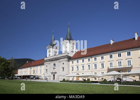 Ducale birreria bavarese nell abbazia di Tegernsee, Tegernsee villaggio sul lago Tegernsee, valle Tegernsee, Alta Baviera, Baviera, Germania meridionale, Germania, Foto Stock