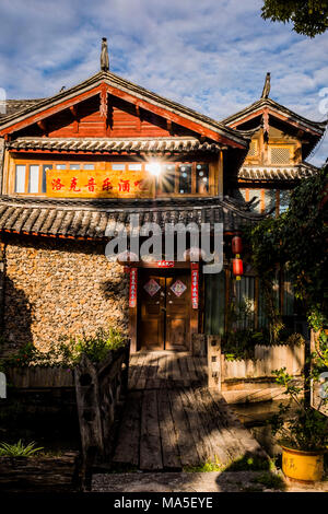 Città vecchia di Lijiang, nella provincia dello Yunnan in Cina, Asia, Asia, Asia orientale, Estremo Oriente Foto Stock