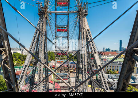 Vienna, Austria, l'Europa. La Ruota Gigante Foto Stock