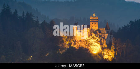 Castello di Bran, distretto di crusca, Transilvania, Romania Foto Stock