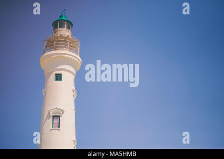 Faro California in Oranjestad, Aruba Foto Stock