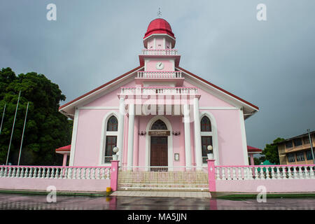 Chiesa di rosa, Tahiti, Polinesia Francese Foto Stock