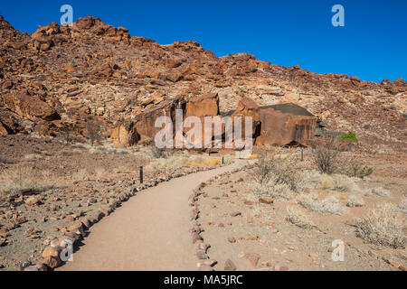 Lussuoso Twyfelfontein Country Lodge, Damaraland, Namibia Foto Stock